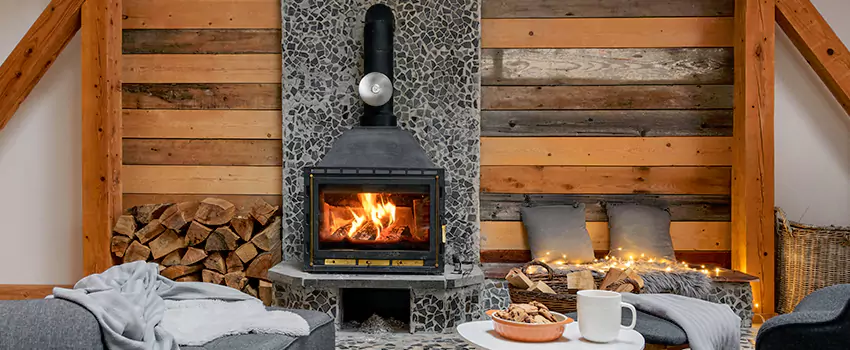 Thelin Hearth Products Direct Vent Gas Stove Fireplace Inspection in North Meadows, Connecticut