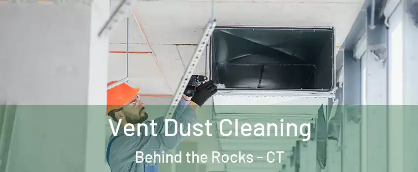 Vent Dust Cleaning Behind the Rocks - CT